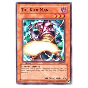   The Kick Man / Single YuGiOh Card in Protective Sleeve Toys & Games
