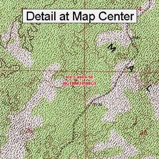 USGS Topographic Quadrangle Map   Ice Caves SE, New Mexico (Folded 