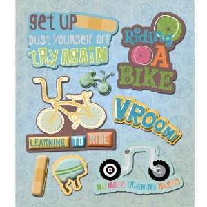  K&Company Learning to Ride a Bike Sticker Medley: Arts 