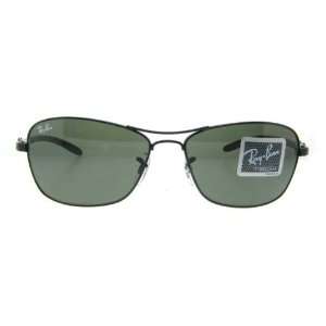  Ray Ban RB8302 Black/Grey Green 002 58MM Sunglasses 