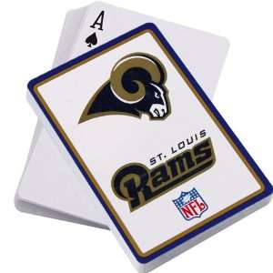 St. Louis Rams Vortex Playing Cards