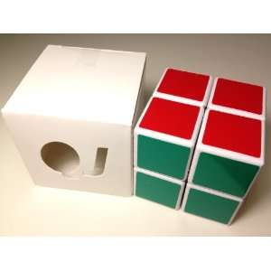  QJ 2x2 Puzzle Magic Cube White: Toys & Games