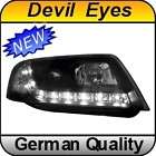 DEVIL EYES Headlights Audi A4 B5 (99 01) Daytime DRL BL  