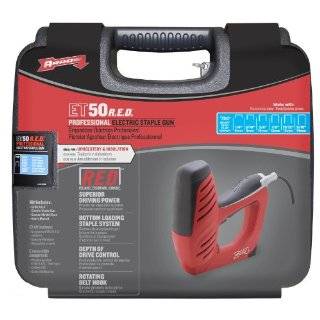   ET50RED Pro Electrical Staple Gun, Uses Six Sizes of T50 Staples