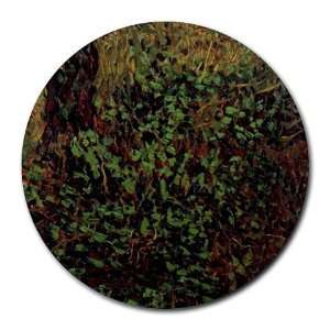  Undergrowth By Vincent Van Gogh Round Mouse Pad Office 