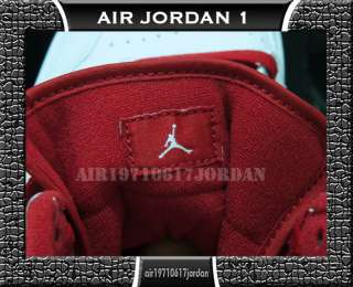 Nike Air Jordan 1 Retro High White Varsity Red US 12 rare I DS DTRT og 