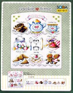 so1 Cookie Time sweet cross stitch pattern  