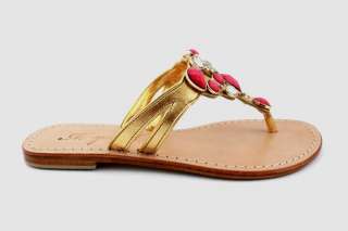 MB19 Gold Beaded Sandal Made 2 Order Size 7  