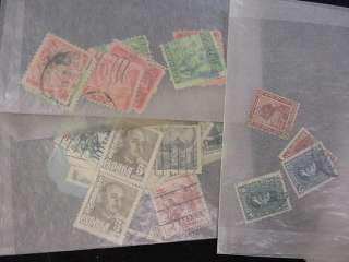   COLLECTION MANY STAMPS UNCHECKED GLASSINES EARLY MID++++  
