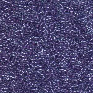   Purple Lined Crystal Miyuki Seed Beads Tube: Arts, Crafts & Sewing