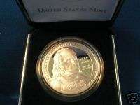 Ben Franklin Founding Father Proof Silver Dollar 2006  