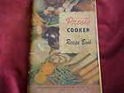   National Presto Pressure Cooker Instructions & Cooking Recipe Book 603