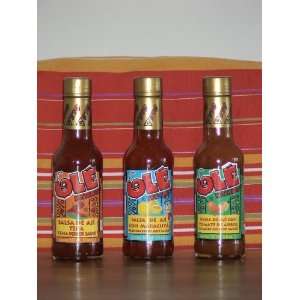 OLE HOT N FRUITY HOT SAUCE   TROPICAL FLAVORS PACK  