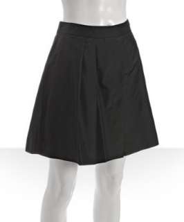 Marc by Marc Jacobs deep navy silk pleated skirt   