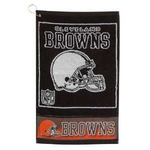  Cleveland Browns 16x24 Jacquard Golf Towel: Sports 
