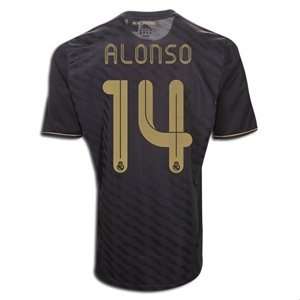  adidas Real Madrid 11/12 ALONSO Away Soccer Jersey: Sports 