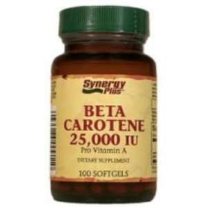  BETA CAROTENE 25000IU 100C 100 Capsules Health & Personal 