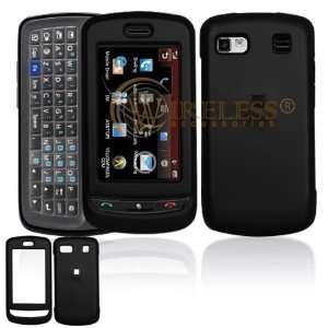  LG Xenon GR500 Cell Phone Black Rubber Feel Protective 