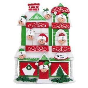  Personalized Holiday House Christmas Ornament: Home 