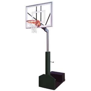 First Team Rampage Turbo Portable Basketball Hoop with 54 