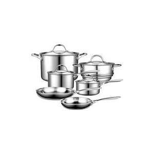  Cooks Standard Multi Ply Clad 10 Piece Cookware set 