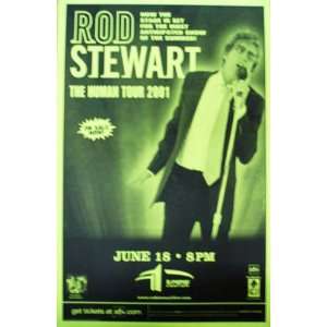  Rod Stewart Denver Original Concert Poster 2001