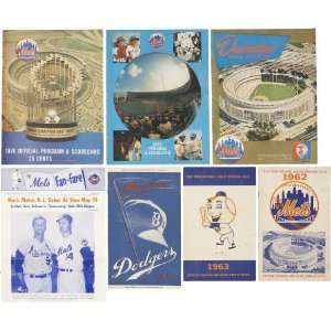   Mets and Brooklyn Dodgers MLB Publications Lot of 7 