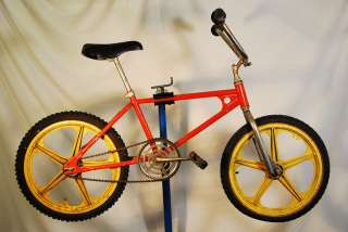   1980s Team Murray bmx Bicycle Bike Orange Troxel Mag Wheels  