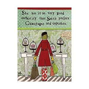 Curly Girl   SSHOL11   CHAMPAGNE & CUPCAKES Greeting Card