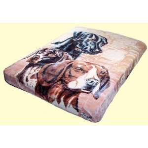  Luxury Queen Dog Collage Mink Blanket: Home & Kitchen