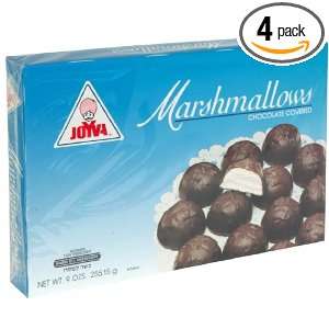 Joyva Chocolate Covered Marshmallow Vanilla, 9 Ounce (Pack of 4)