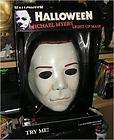 Adult Halloween Michael Myers Light Up Mask Costume Accessory