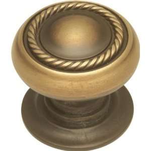  Belwith Products P4212 EA Rope Braid Knob, English Antique 