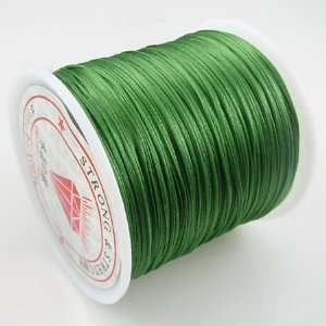  229ft stretch elastic beading cord .5mm grassgreen