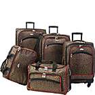 American Flyer Animal Print 5 Pc Spinner Luggage Set (Limited Time 