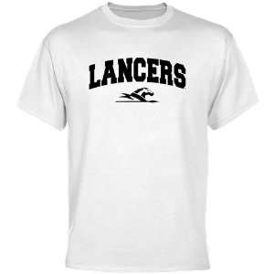  NCAA Longwood Lancers White Logo Arch T shirt Sports 