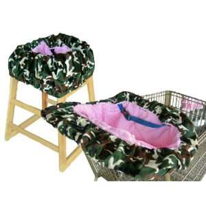  Camo Shopping Cart / High Chair Cover: Baby