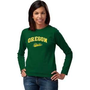  Oregon Ducks Womens Perennial Long Sleeve T Shirt: Sports 