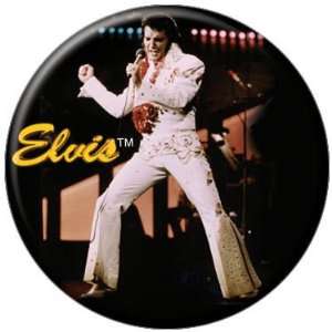   Presley White Jumpsuit Yellow Logo Button 81105 [Toy]: Toys & Games