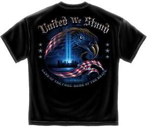 11 REMEMBERANCE TSHIRTS UNITED WE STAND FIRE POLICE  