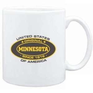 Mug White  ORIGINAL Minnesota SINCE  Usa States Sports 