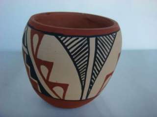 Vintage Pottery Vase CT Jemez Pueblo Pottery Southwest  