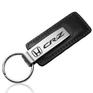   Honda CR Z Black Leather Auto Key Chain, Official Licensed: Automotive