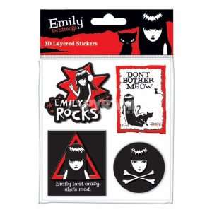  Pyramid International   Emily The Strange set stickers 3D 