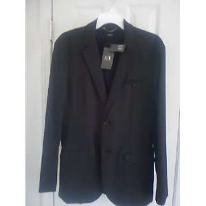  Armani Exchange Mens Suit Blazer (size S) Black: Toys 