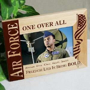  U.S. Air Force Wood Picture Frame: Home & Kitchen
