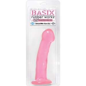  Basix rubber works 6.5in dong   pink Health & Personal 