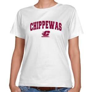  Cent. Michigan Chippewas Ladies White Logo Arch Classic 
