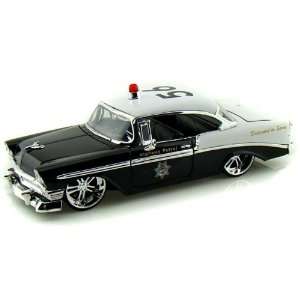  Jada 1/24 1956 Chevy Bel Air Police Car Toys & Games