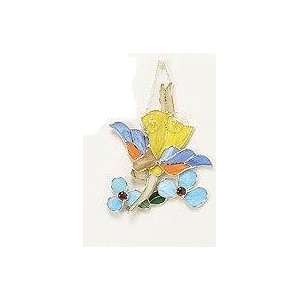  Stain Glass Fairy Flying Wall Plaque Suncatcher Patio 